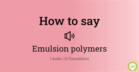 polymer pronunciation|polymeric pronunciation.